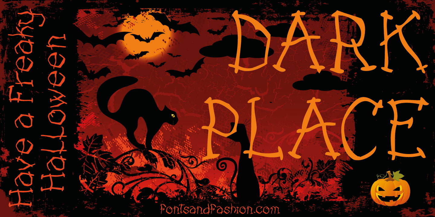 DARK PLACE_DEMO font